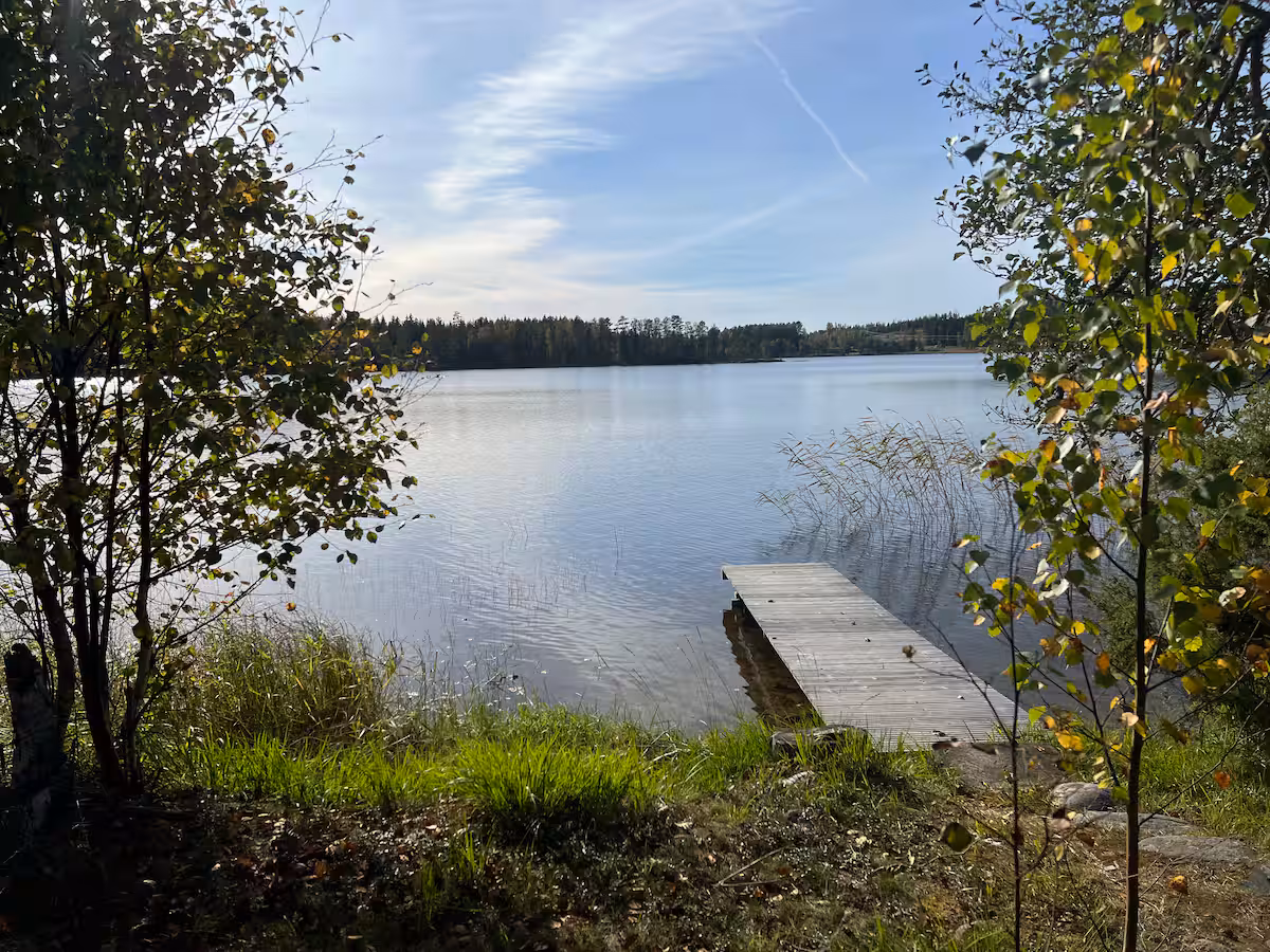Sympaattinen hirsimökki
